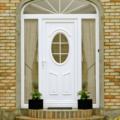 PVCu front doors large