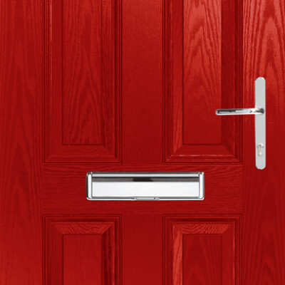 red front doors
