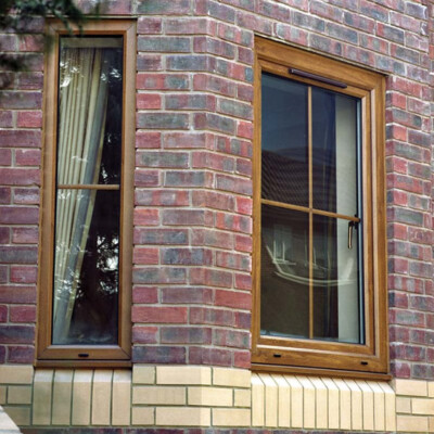 glass wooden windows