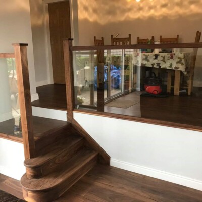 Glass Stairs and Floor Glass Options