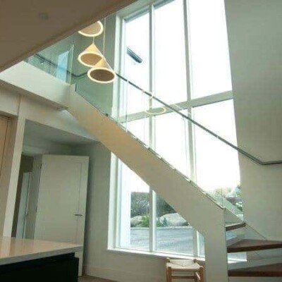 glass stairs in ireland