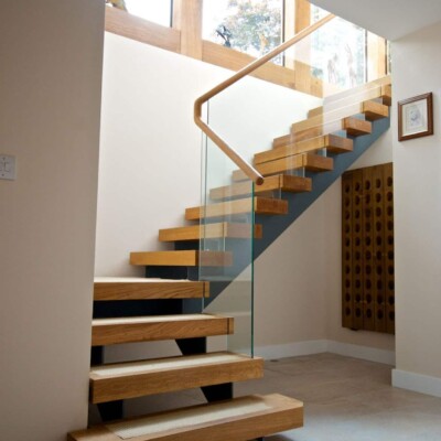 designer glass stairs