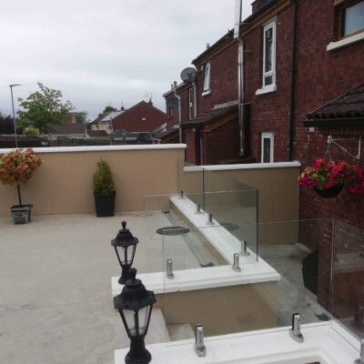 Frameless glass balustrade