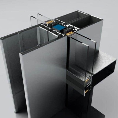 Med rise curtain wall