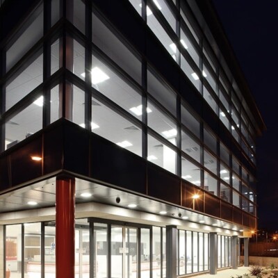 curtain walling on portstewart Northern Ireland